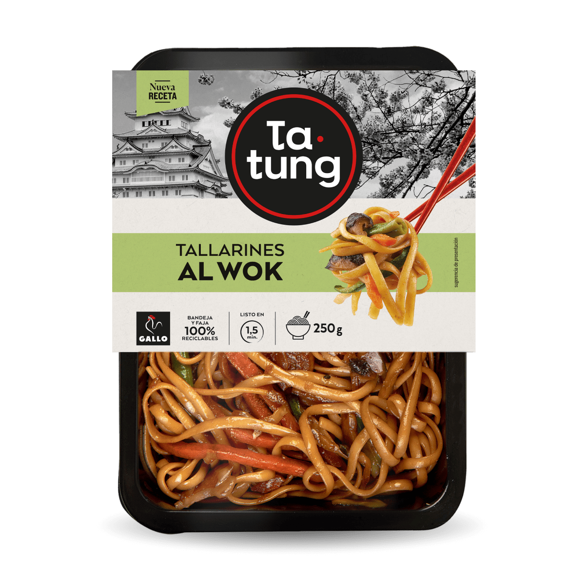 Tallarines al Wok