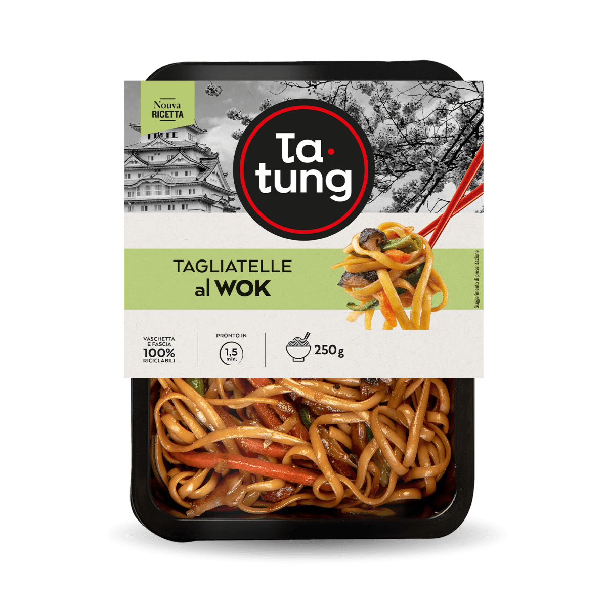 Tagliatelle al wok